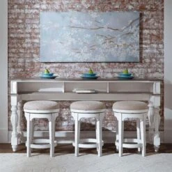 Magnolia Manor 4PC Console Bar Table With Stools