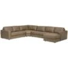 Rocco Leather 4 Piece Chaise Sectional (RAF) -Home Decoration Shop GPL150 a