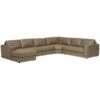 Rocco Leather 4 Piece Chaise Sectional (LAF) -Home Decoration Shop GPL151 a