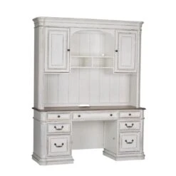 Magnolia Manor Jr Executive Credenza And Hutch