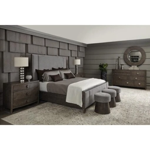 Linea Upholstered Bed - Image 4