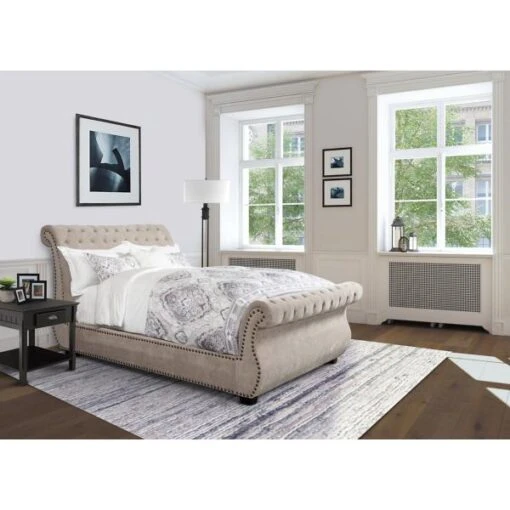 Claire Upholstered Bed - Image 2