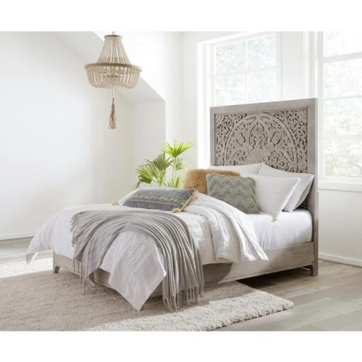 Boho Chic Panel Bed - Image 4