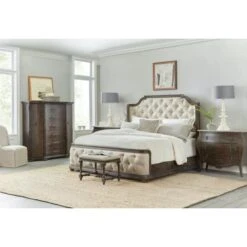 Traditions King Upholstered Bed -Home Decoration Shop KT61838 c