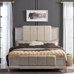 Montage Upholstered Panel Bed