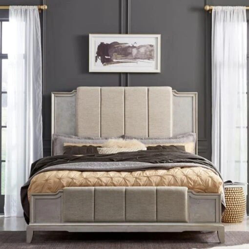 Montage Upholstered Panel Bed