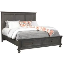 Oxford Panel Storage Bed