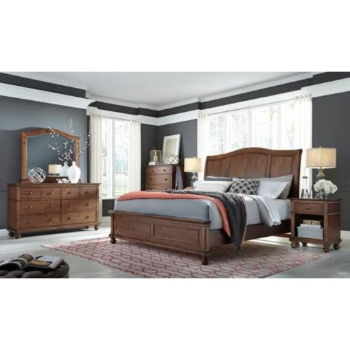 Oxford Sleigh Bed - Image 2