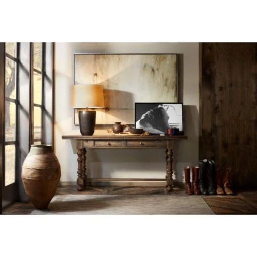 Hill Country Flip-Top Console Table - Image 4
