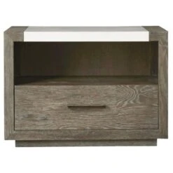 Modern-Charcoal Wilshire Nightstand