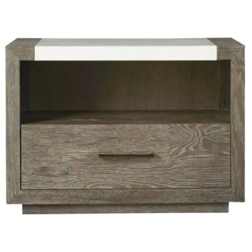 Modern-Charcoal Wilshire Nightstand