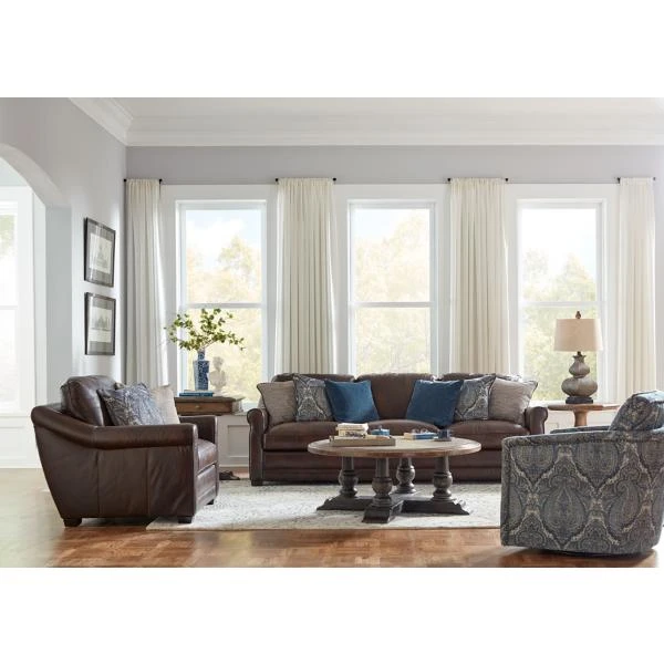 Palermo Hill Country Leather Sofa - Image 2