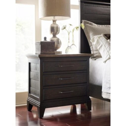 Plank Road Blair Nightstand - CHARCOAL - Image 2