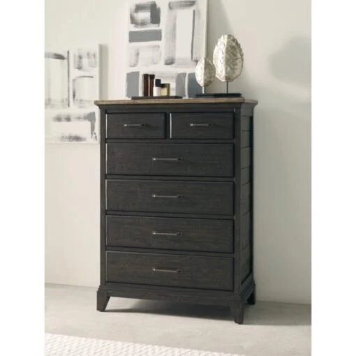 Plank Road Devine Charcoal Drawer Chest - Image 3