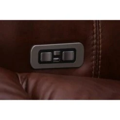 St. James Leather Power Reclining Sofa - TOBACCO -Home Decoration Shop ST500829 g