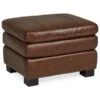 Leland Leather Ottoman