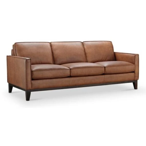 Justin Leather Sofa - Image 3