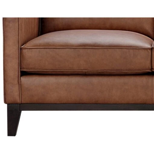 Justin Leather Sofa - Image 4