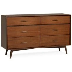 Mid Century Eliot 6-Drawer Dresser