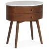 Mid Century Eliot Oval Nightstand With Stone Top -Home Decoration Shop ST702243 a