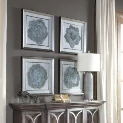 Succulent Joy Framed Prints Set Of 4 -Home Decoration Shop ST706751 b