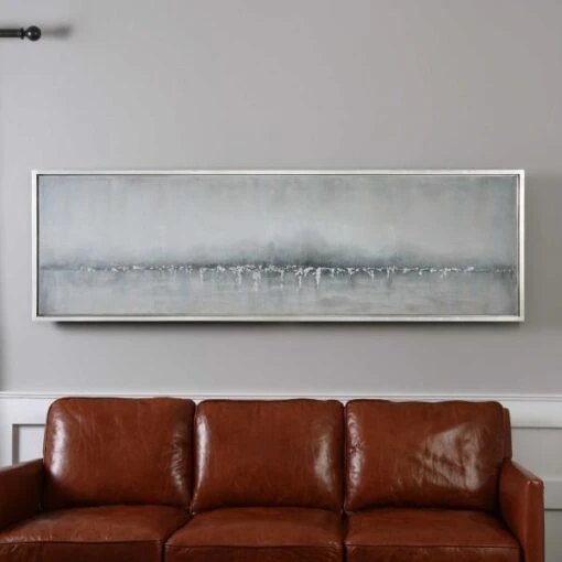 Waterfront Blues Canvas Wall Art - Image 2