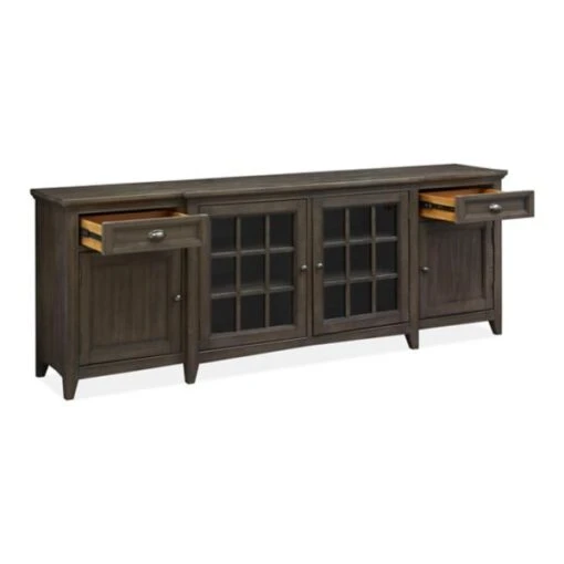 Arlington 90-Inch TV Stand- GRAPHITE - Image 3