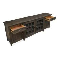 Arlington 90-Inch TV Stand- GRAPHITE -Home Decoration Shop ST710349 d