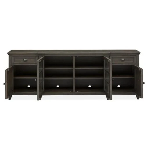 Arlington 90-Inch TV Stand- GRAPHITE - Image 7