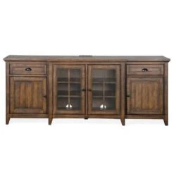 Arlington 80-Inch TV Stand- NUTMEG