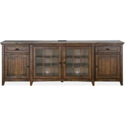 Arlington 90-Inch TV Stand- NUTMEG