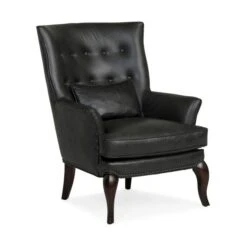 Kyle Leather Accent Chair