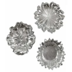 Flor De Plata Wall Decor - Set Of Three