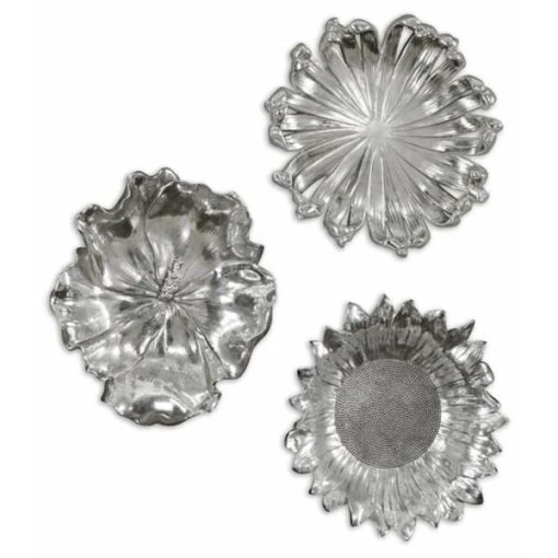 Flor De Plata Wall Decor - Set Of Three