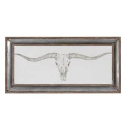 Longhorn Framed Wall Art
