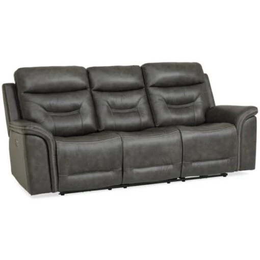 Bullard Leather Power Reclining Sofa - Image 3