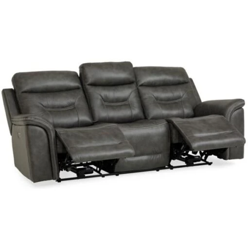 Bullard Leather Power Reclining Sofa - Image 4
