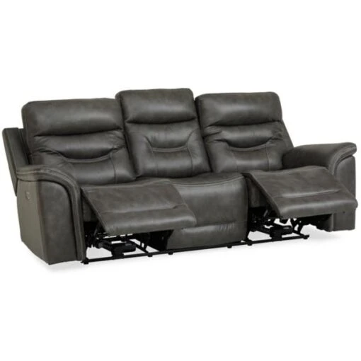 Bullard Leather Power Reclining Sofa - Image 5