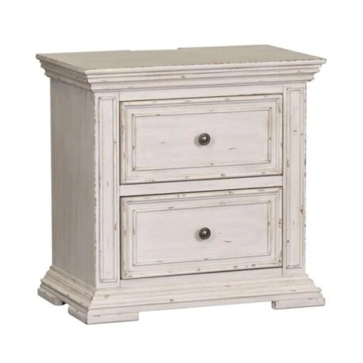 Big Valley Nightstand With Charging Station