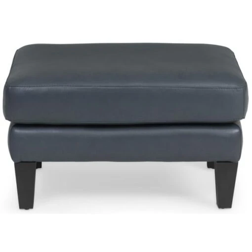 Zane Leather Ottoman - Image 2