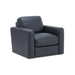 Brent Leather Swivel Chair