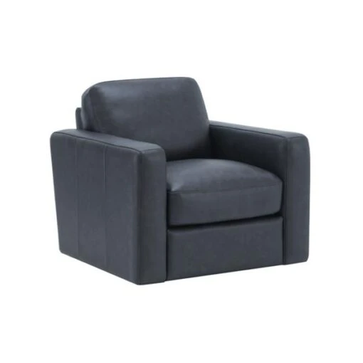 Brent Leather Swivel Chair