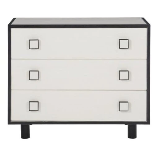 Silhouette 3 Drawer Nightstand - Image 3