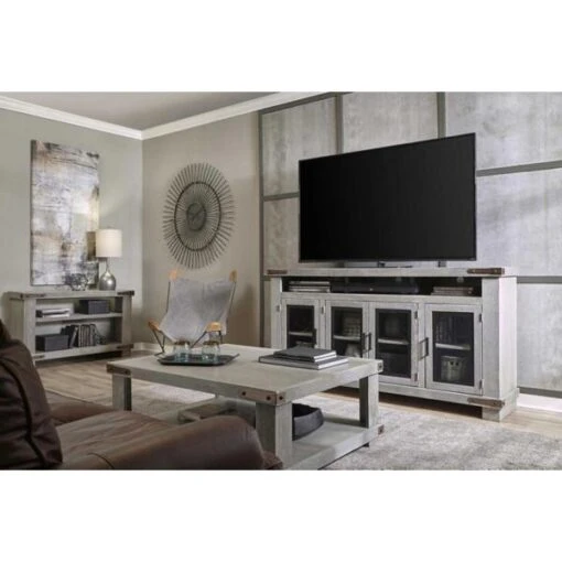 Sawyer Highboy Media Console - GREY - Image 2