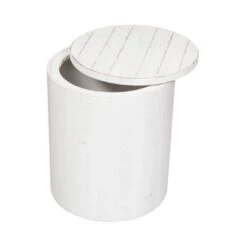 Modern Farmhouse Drum End Table -Home Decoration Shop ST731610 c