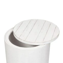 Modern Farmhouse Drum End Table -Home Decoration Shop ST731610 d