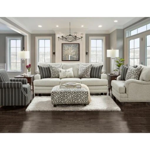 Bella Square Cocktail Ottoman - Image 2