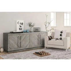 Asher 74-Inch Media Console -Home Decoration Shop ST734036 d