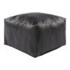 Casen Leather Pouf -Home Decoration Shop ST734427 a