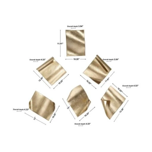 Midas Wall Decor, Set Of 6 - Image 5